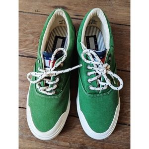 vintage tommy hilfiger green sneakers shoes